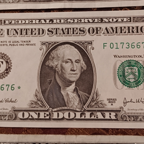 14 Different STAR NOTE ** $1 Dollar Bills Most In Circulated Condition See Pics - Picture 4 of 16